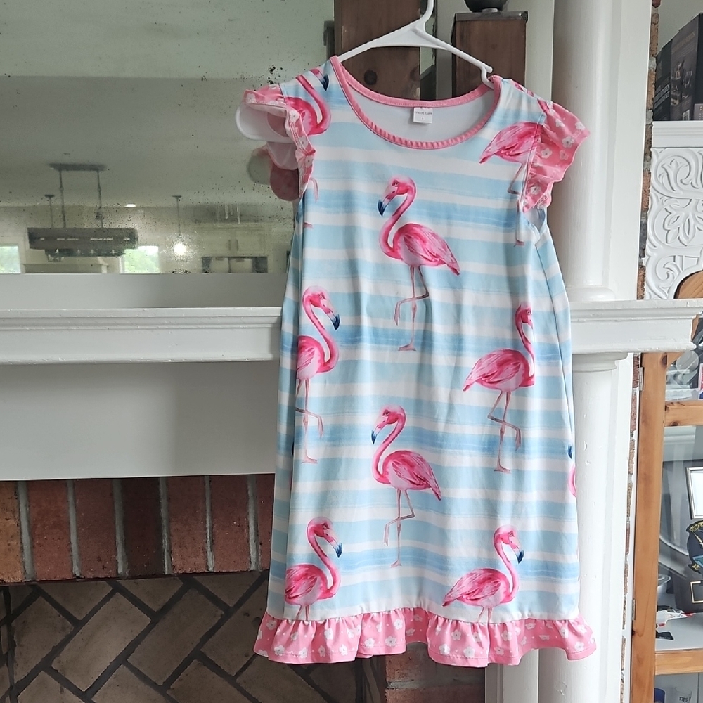 Pink Flamingo Kids Nightgown